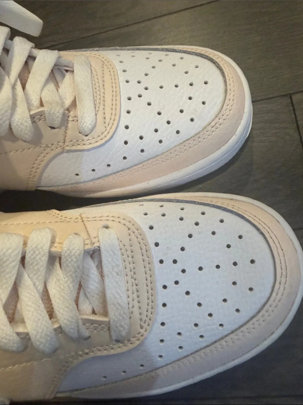 Nike high-Top Sneakers White & Pale Pink - Picture 2 of 7